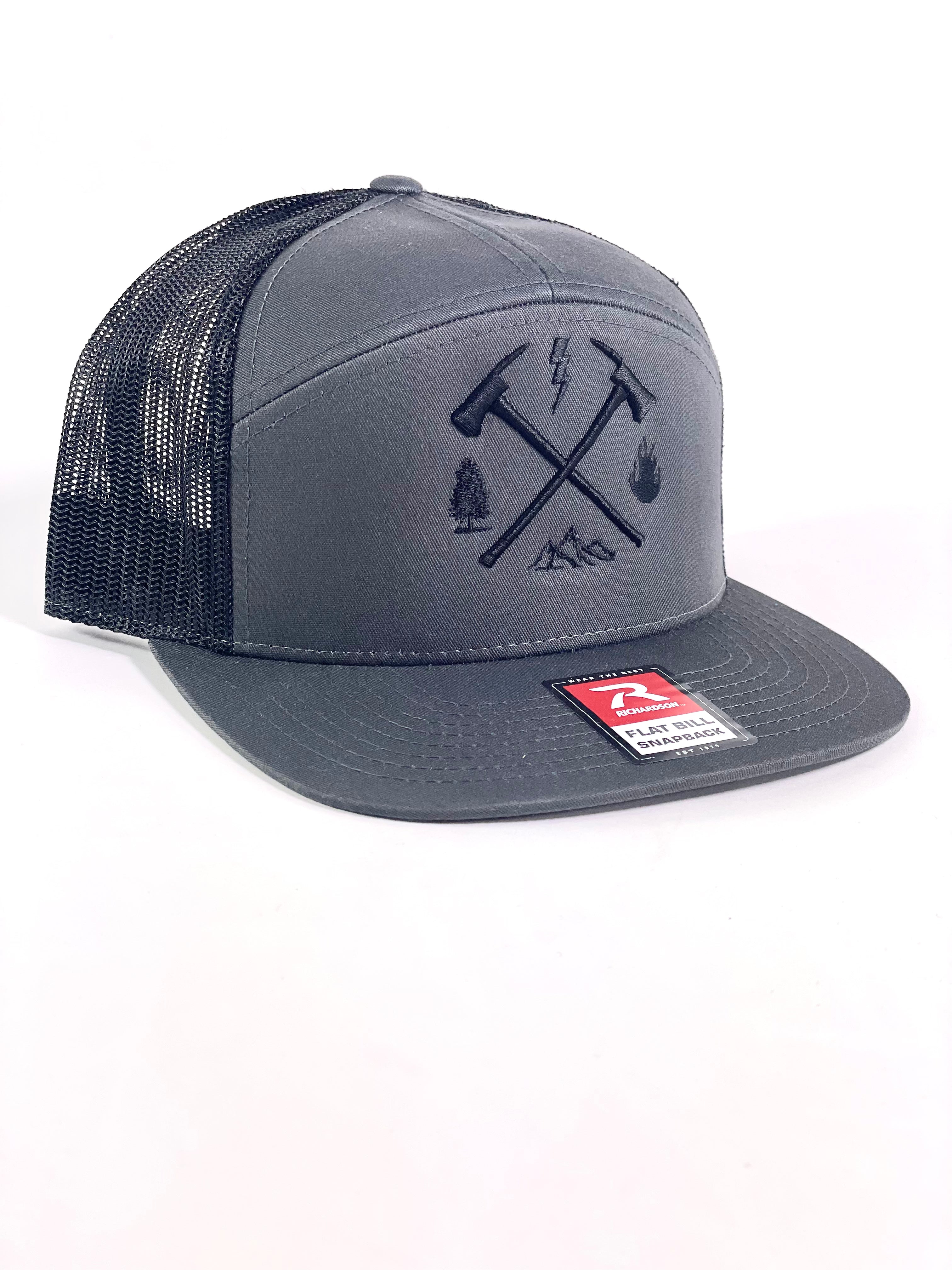 0462 - GREY/GREY SNAPBACK/FLAT BILL