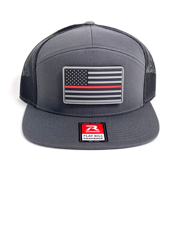 REDLINE GREY/GREY SNAPBACK FLAT BILL HAT