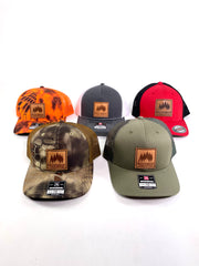 HOTSHOT COFFEE ROASTERS LEATHER PATCH HAT