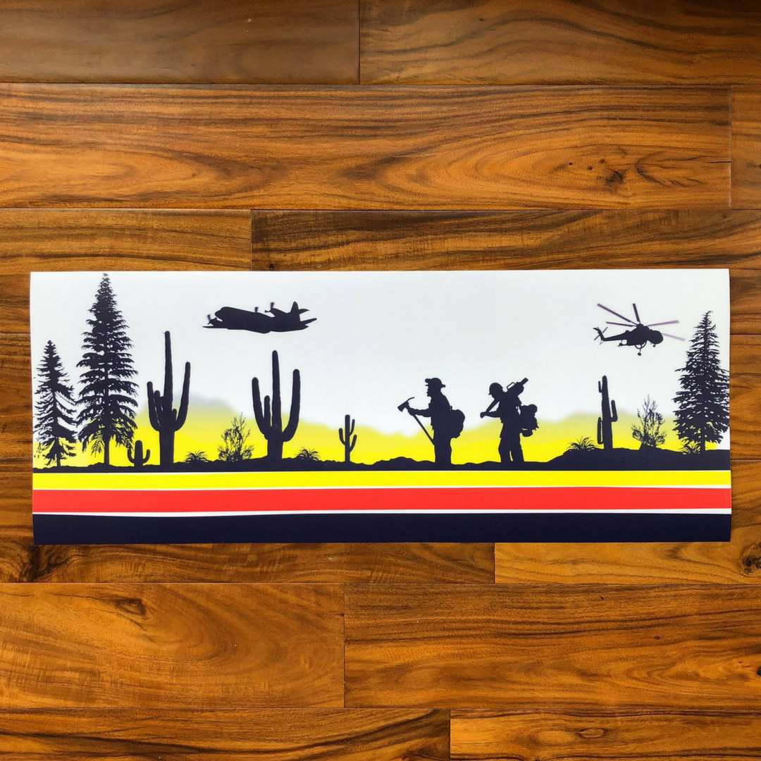 BURNING SUNSET - POSTER
