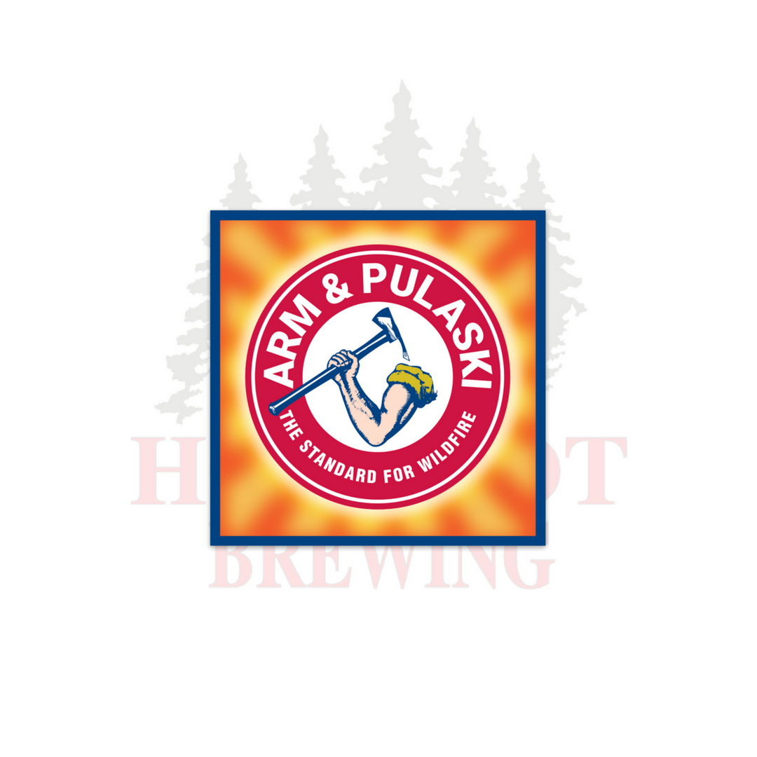ARM & PULASKI - STICKER