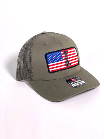 BOW AMERICA - OD GREEN SNAPBACK