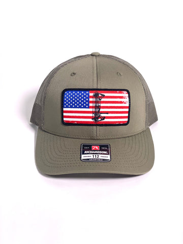 BOW AMERICA - OD GREEN SNAPBACK