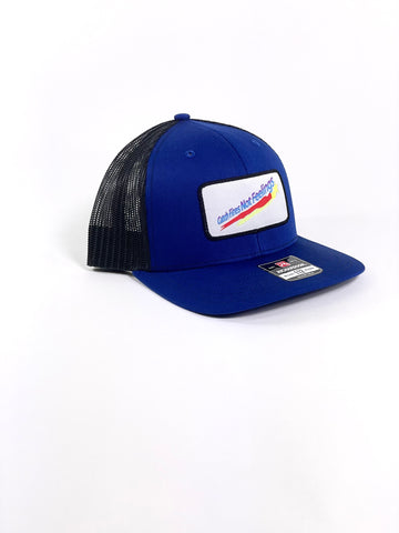 CATCH FIRES NOT FEELINGS-  BLUE/BLACK /CURVED BILL/SNAP BACK